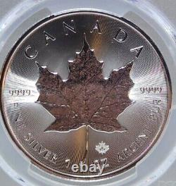 2022 Pcgs Gem Bu Canada Maple Leaf Ag Quenn Elizabeth Silver Dollar