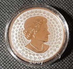 2022 Rcm Silver Maple Leaf Super Incuse Sml 2022 $20 1 Oz Fine Silver Coin