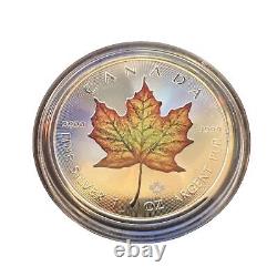 2023 1 oz Colorized Canadian Silver Maple Leaf Coin (BU)