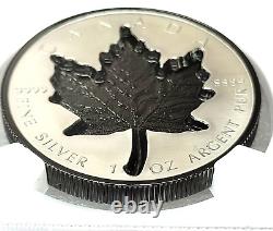 2023 1oz Canada $20 Maple Leaf Super Incuse Black Rhodium Reverse Proof PF 70