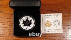 2023 $20.00 CANADA. 9999 SILVER SUPER INCUSED MAPLE LEAF 1 OUNCE Coin