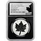 2023 Canada 1oz Silver Super Incuse Maple Leaf Black Rhodium Rev Ngc Pf70 Bc Fr