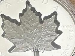 2023 Canada $20 Super Incuse Rhodium plated Silver Maple Leaf 1 oz pure silver