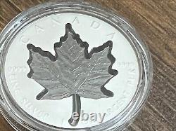 2023 Canada $20 Super Incuse Rhodium plated Silver Maple Leaf 1 oz pure silver