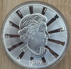 2023 Canada $250 Multifaceted Maples One 1 Kilo. 999 Silver Coin OGP Mintage 500