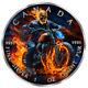 2023 Canada Maple Dark Riders Burning Rider 1oz Silver Colorized Coin