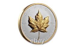 2023 Canada Maple Leaf 1 Oz Silver Ultra High Relief $20 Coin OGP Box COA