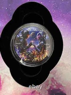 2023 Canada Maple Leaf ASTRONAUTS Coin 1 oz Colorized. 999 Silver Box/COA Space