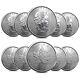 2023 Canada Silver Maple Leaf 1 Oz $5 Bu Ten 10 Coins