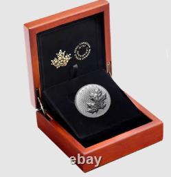 2023 Canada UHR Pulsating Maple Leaves in Motion 5 oz PURE silverNo ebay tax
