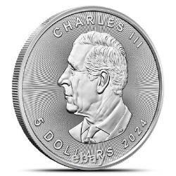 2024 1 oz Canadian Silver Maple Leaf Monster Box (500 Coins, BU)