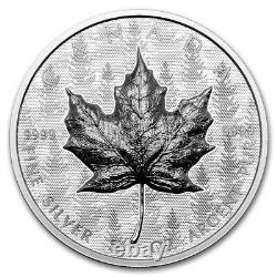 2024 Canada 5 oz Silver $50 Pulsating Maple Leaf (UHR)