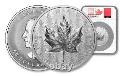 2024 Canada 5 oz Silver Maple Leaf Pulsating UHR NGC PF70 FDOI Taylor Signed