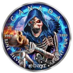 2024 Canada Maple Leaf Grim Reaper Armageddon VII 1oz Silver Ennobled Coin