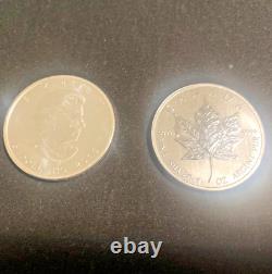 (25) Canadian Silver Maple Leaf $5 Coin BU. 9999 One OZ 2016 Canadian Royal Mint