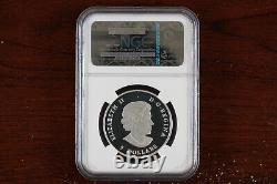 25th Anniversary of The Silver Maple Leaf High Relief Piedfort PF70 UCAM NGC