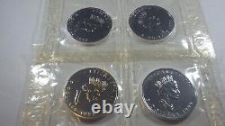 4- 1999 1oz Canadian Silver Maple Leaf Coins Mint. Special Price