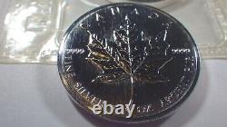4- 1999 1oz Canadian Silver Maple Leaf Coins. Mint. Special Price