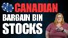 5 Blue Chip Canadian Bargain Bin Stocks