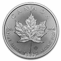 5 x 2024 1 oz Canadian Silver Maple Leaf Coins BU. 9999 Silver Coins #A271