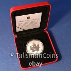 Canada 2004 Scorpio Privy Mark Roman Zodiac $5 1 Oz Silver Maple Leaf + BOX CoA