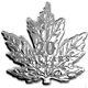 Canada 2015 Maple Leaf Shaped $20 1 Oz Pure Silver Proof Coin Perfect