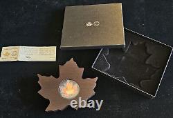 Canada 2016 1oz. 9999 Silver 20 Dollar Colorized Maple Leaf in Frame #BH00984