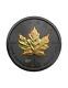 Canada 2021 $5-maple Leaf-golden Holo 1 Oz Silver Coin