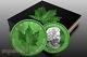 Canada 2021 $5 Maple Leaf Mosaic Space Green Edition 1 Oz
