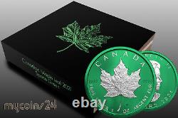Canada 2021 $5 Maple Leaf SPACE GREEN 1 oz