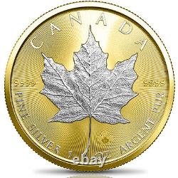 Canada 2021 $5 Maple Leaf YELLOW GOLD 24k EDITION 1 oz