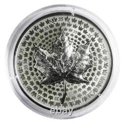 Canada 2023 $50 5-oz Proof Silver Ultra High Relief Maple Leaf 35th Ann. GEM