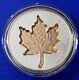 Canada. 20 Dollars 2022 Maple Leaf Super Incuse Roségold 1 Oz 9999 Silver Coin