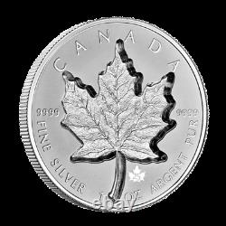Canada $20 Dollars Super Incuse Silver Maple Leaf Coin in High Depth, 2021
