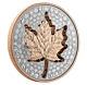 Canada $20 Dollars Super Incuse Silver Maple Leaf Coin Wit Rose Gold, 2022
