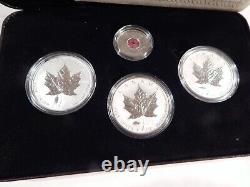 Canada 3 Coin World War II Legacy Of Liberty Silver Maple Leaf Privy Set 2004-5