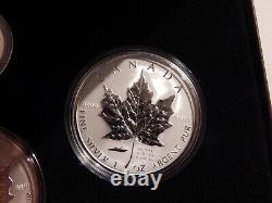 Canada 3 Coin World War II Legacy Of Liberty Silver Maple Leaf Privy Set 2004-5