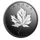 Canada Black Rhodium $50 Coin, 5 Oz Silver, Maple Leaves In Motion, 2024