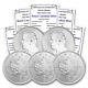 Canada Lot Of 5 2024 $5 Silver Maples Brilliant Uncirculated 1 Oz Coins With Coa