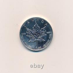 Canada Silver Maple Leaf Coin with Sidney Crosby 22/25, Free Shipping