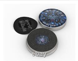 DARK BLUE SPIDER Bejeweled Maple Leaf 1 Oz Silver Coin 5$ Canada 2022