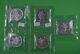 Five 1 Oz 1989.9999 Pure Silver Maple Leaf Coins Sealed