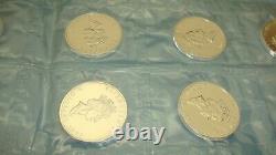 Lot Of 10 1993 $5 Canadian. 999 Silver Maple Leaf Sealed In Original Rcm Pouch