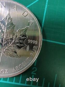 Lot Of 3 2008 1 oz Silver Canadian Maple Leaf. 9999 UNC