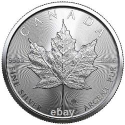 Lot of 4-2023 $5 Silver Canadian Maple Leaf 1 oz BU