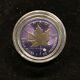 Maple Leaf Purple 1 Oz Silver Coin 5$ Canada 2021
