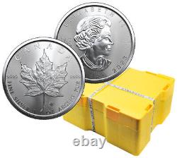 Monster Box of 500 2023 Canada 1 oz Silver Maple Leaf $5 Coins GEM BU PRESALE