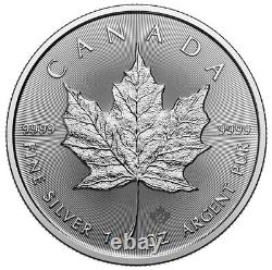 Monster Box of 500 2024 Canada 1 oz Silver Maple Leaf $5 Coins GEM BU PRESALE