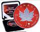 Red Space Maple Leaf 1 Oz Silver Coin 5$ Canada 2022 (preorder July Available)