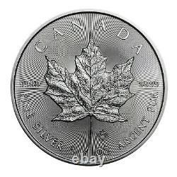 Roll of 20 2015 1 oz Canadian Silver Maple Leaf. 9999 Fine $5 Coin BU 20 oz